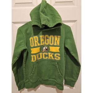 Oregon Ducks Hoodie Youth Medium‎ (10/12) Green Pullover Sweatshirt GEN2